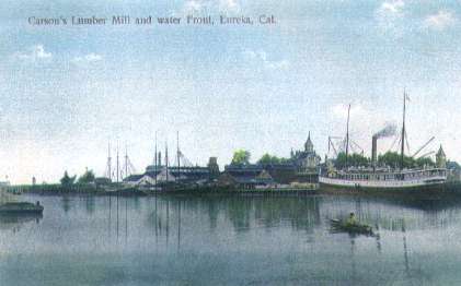 1908 View of Eureka's Waterfront